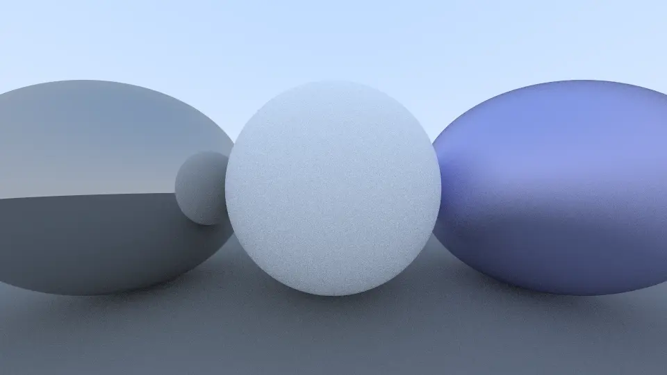 2 Metallic spheres
